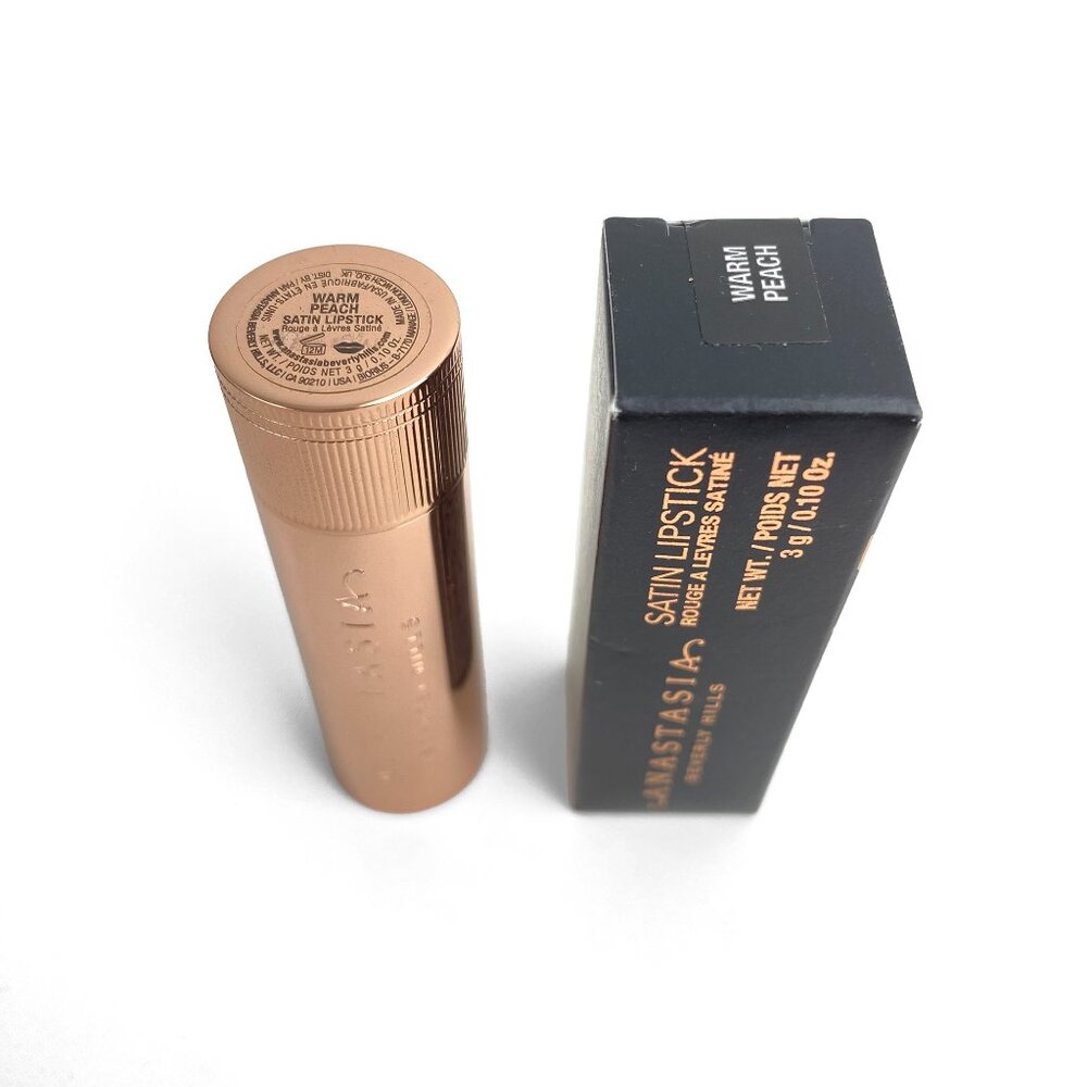 ABH Luxurious Satin Lipstick: New Warm Peach a Soft Peach - Picture 3 of 5